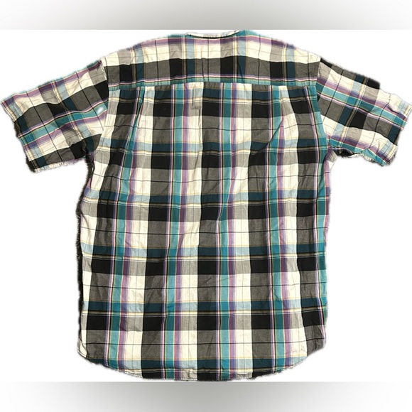 2 XL Tall Cotton Traders Men’s Short Sleeve Plaid Button Up Shirts - Picture 5 of 9